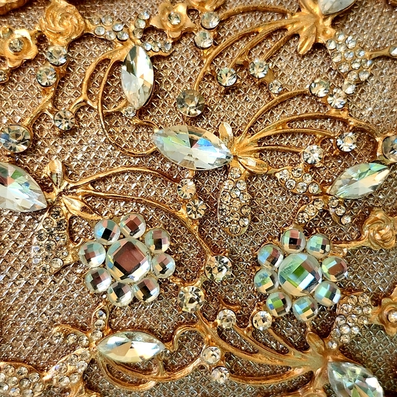 ELEGANT HARD SHELL EVENING BAG - Picture 5 of 10